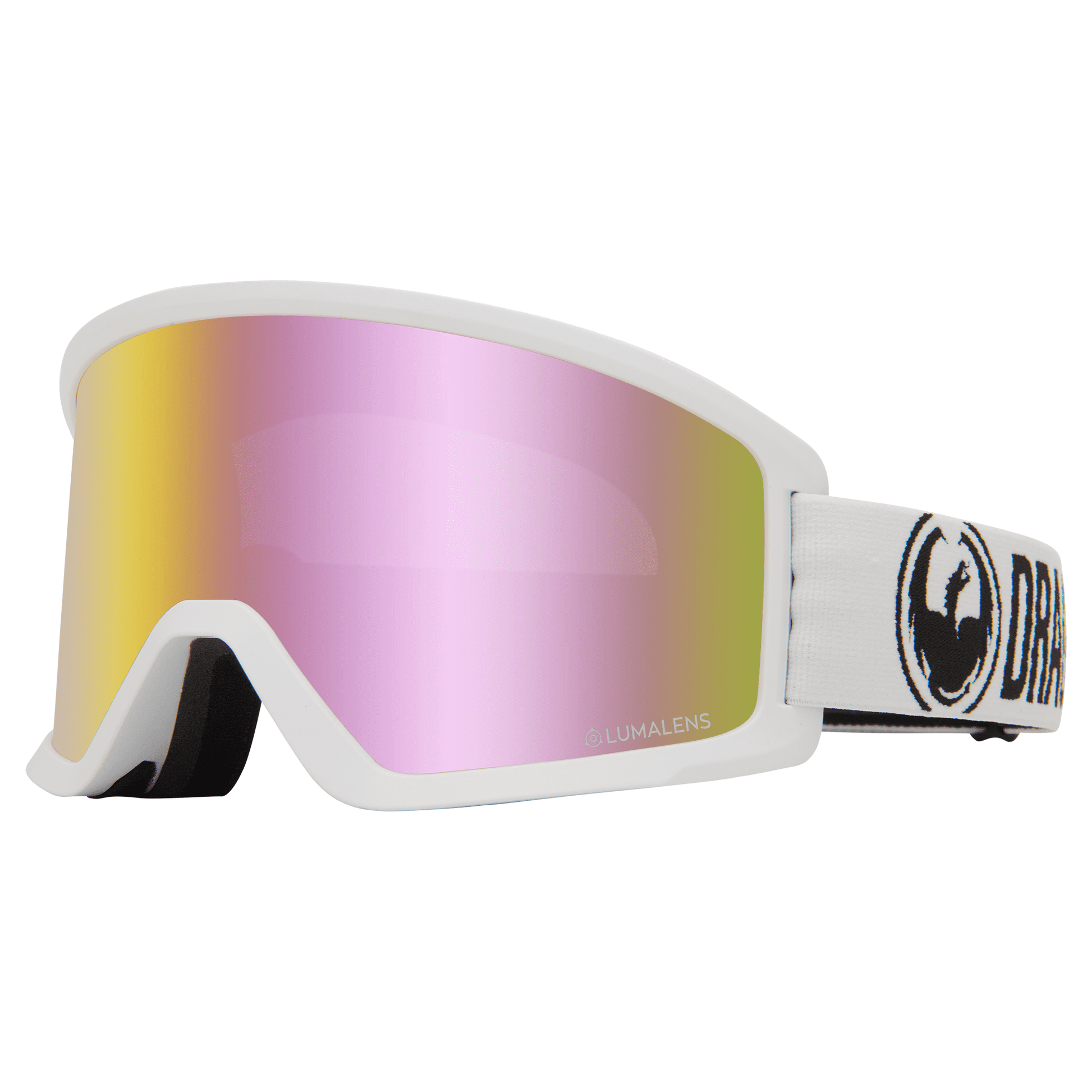 Dragon DX3 OTG Goggles (2023) - White Pink