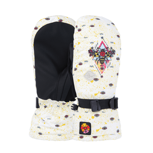 POW Gloves - Falon Women's Ski / Snowboard Mitt - White