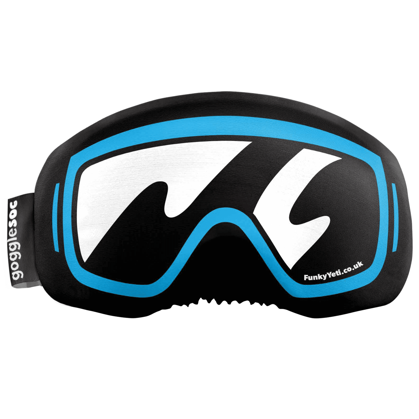 Gogglesoc - Funky Yeti Soc Blue Exclusive Goggle Cover