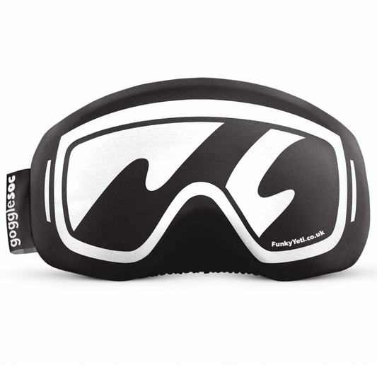 Gogglesoc Funky Yeti Soc ski snowboard goggle cover White