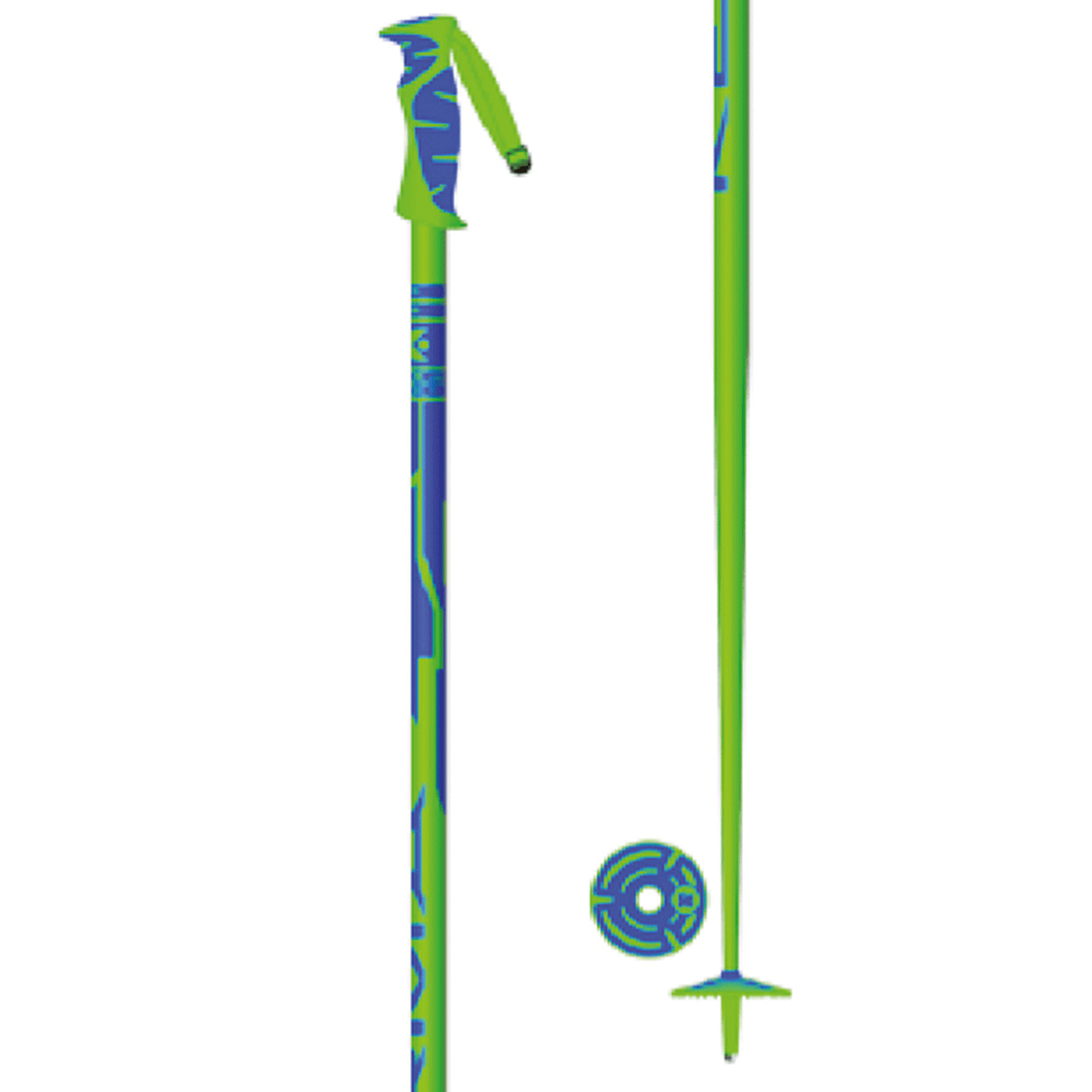 Kerma Vector Ski Poles Green
