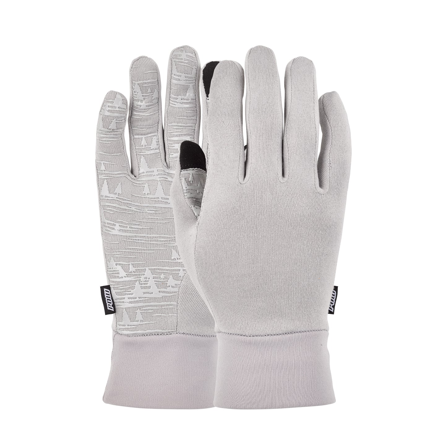 POW Poly Pro TT Unisex Ski / Snowboard Glove Liner Grey