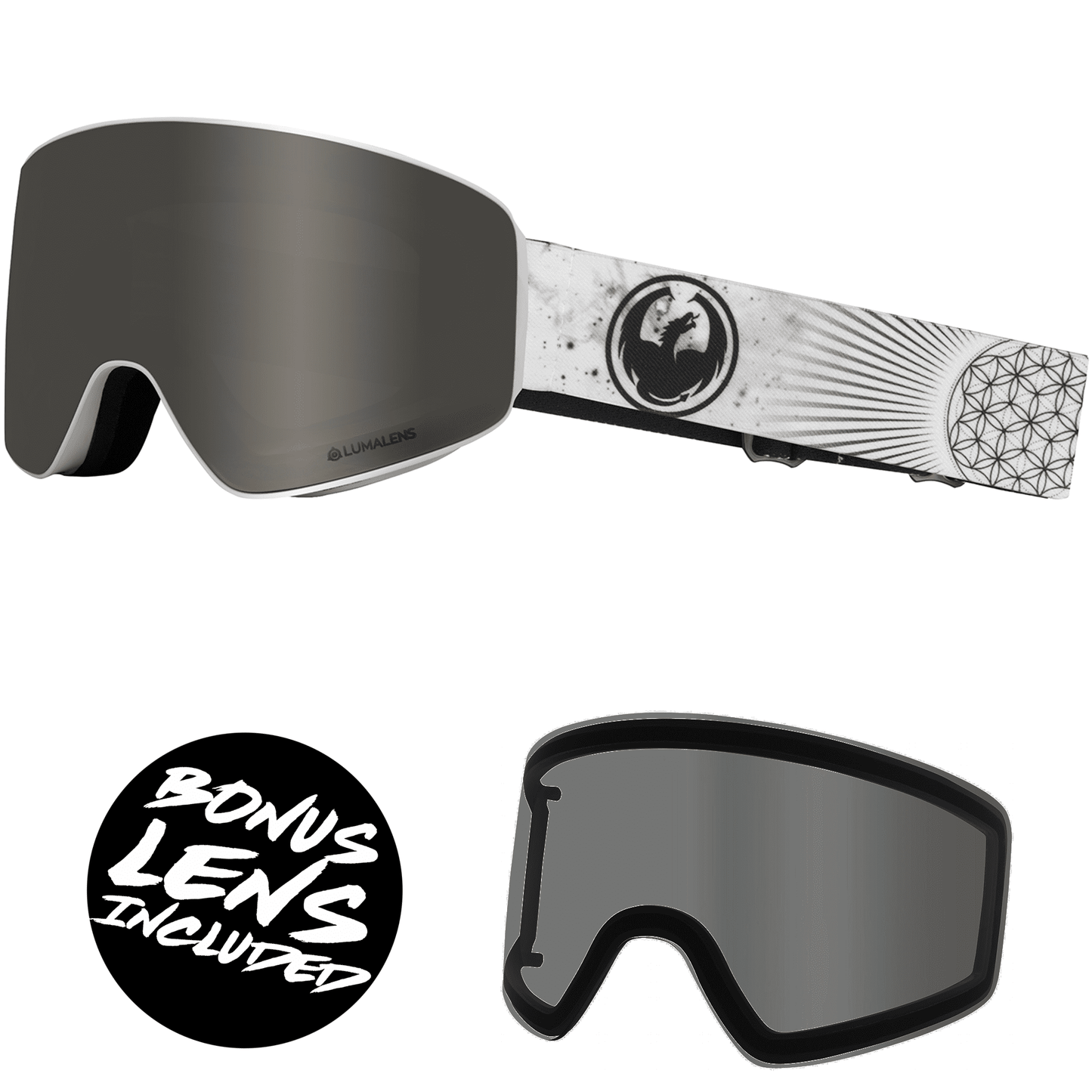 Dragon PXV Goggles - Galaxy White