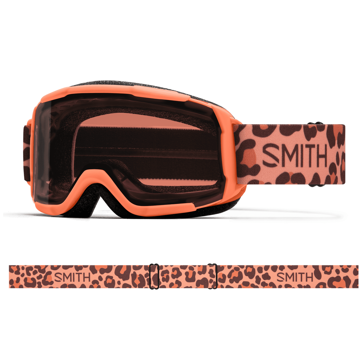 Smith Daredevil Kids Goggles (2023) - Cheetah Print Rose