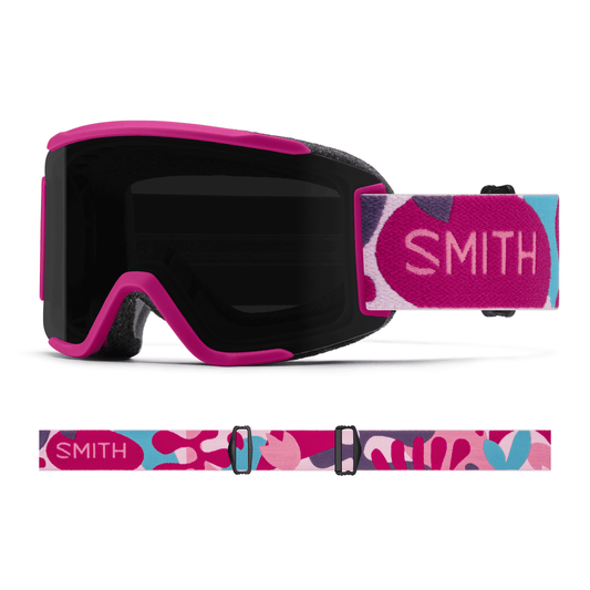 Smith Squad S Goggles (2023) - Fuschia Oversized Shapes