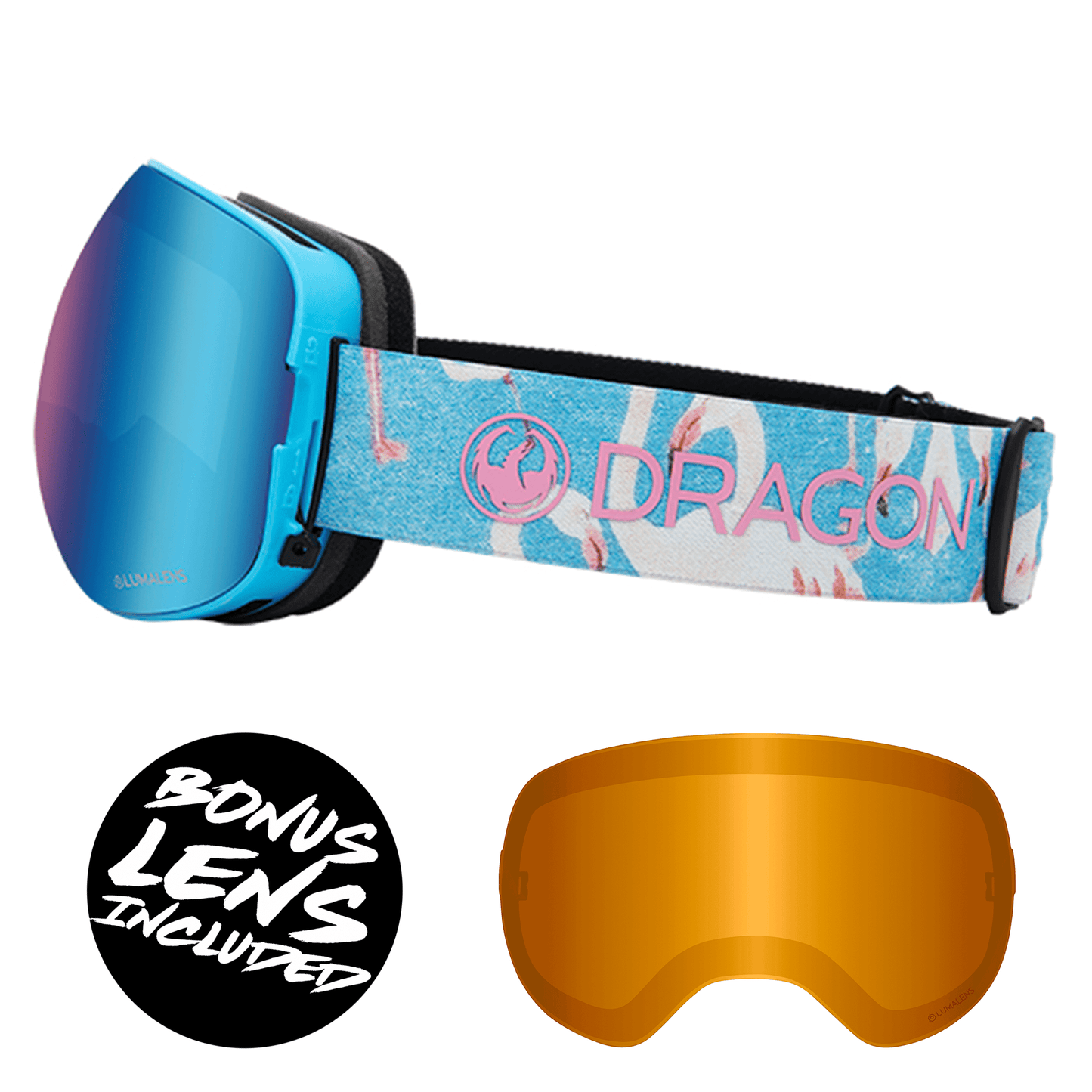 Dragon X2 Goggles - Flamingos