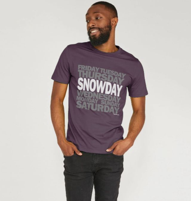 Men's Snowday Organic Tee