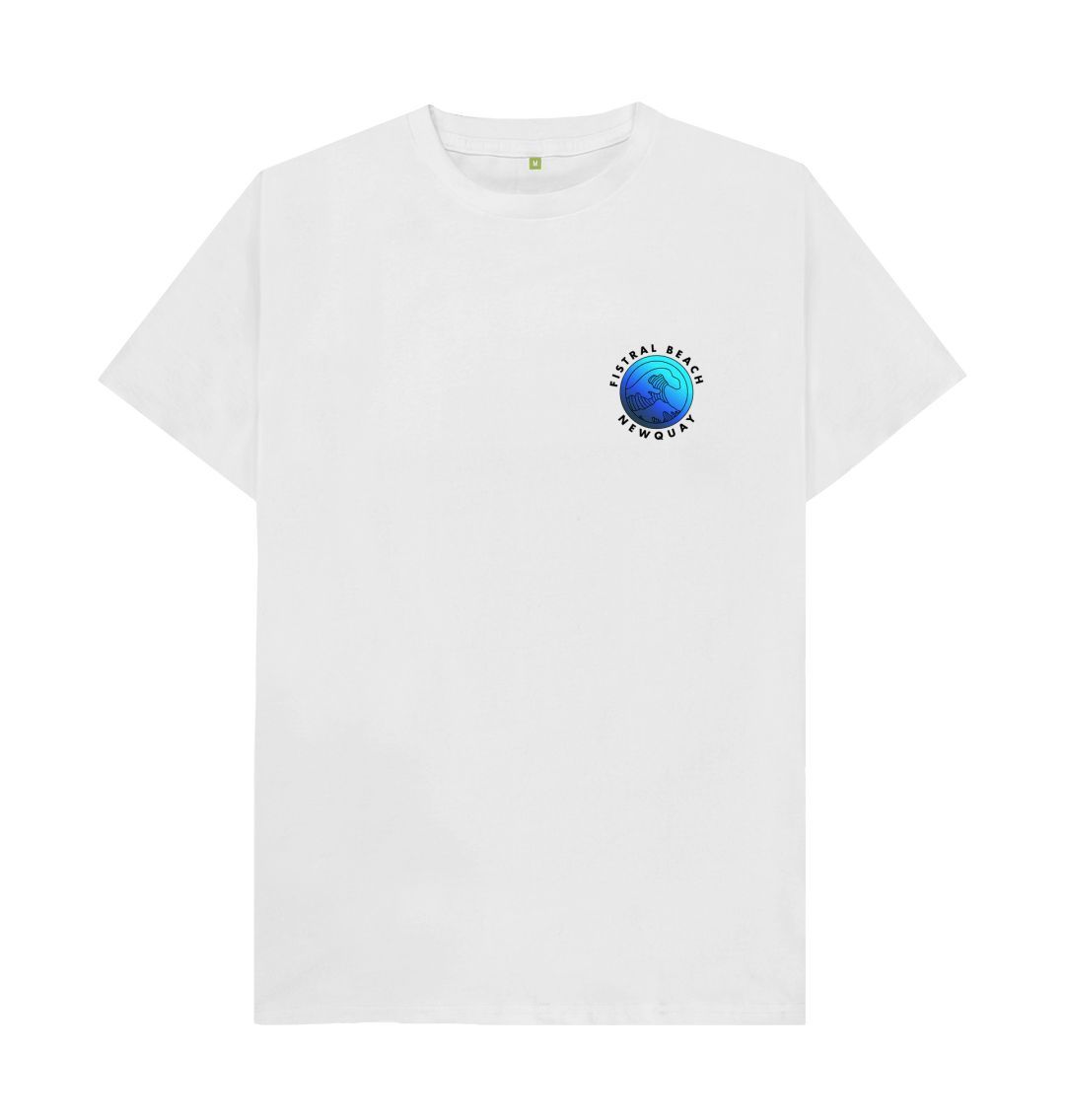 White Men's Surfers Paradise Organic Tee