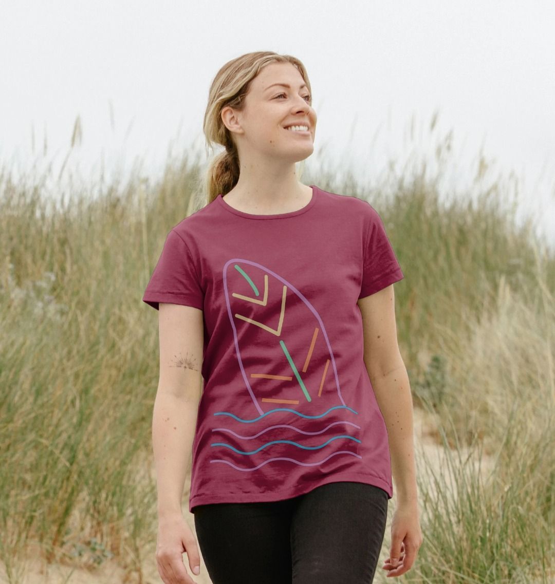 Women's Surf's Up Organic Tee