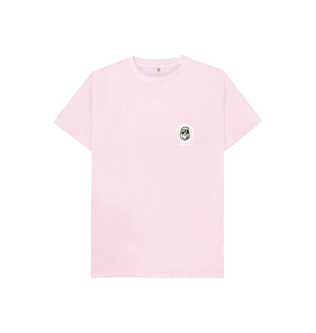 Pink Funky Yeti Kids Tee - No Friends On A Powder Day