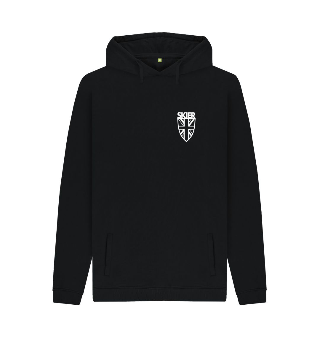 Black Men's GB Shield Organic Pullover Hoodie