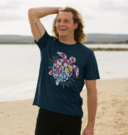 Men's Blotchy Turtle Organic Tee