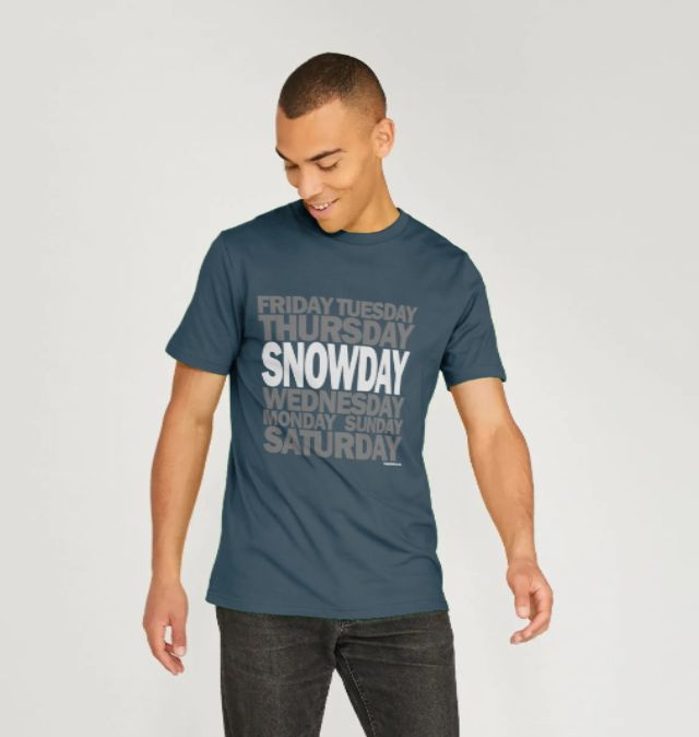 Men's Snowday Organic Tee