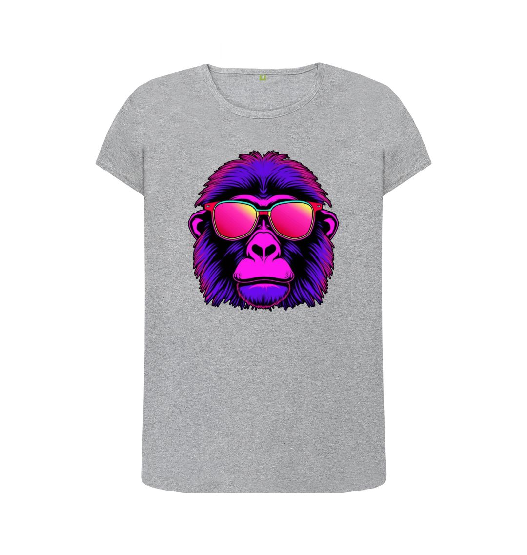 Athletic Grey Women's Monkey Business Organic Tee