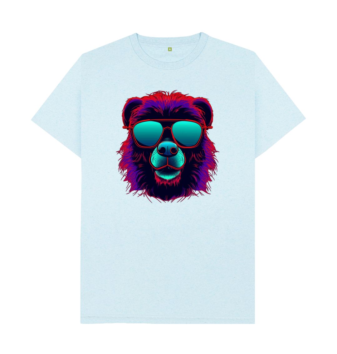 Light Blue Men's Cool Bear R.O.C Tee