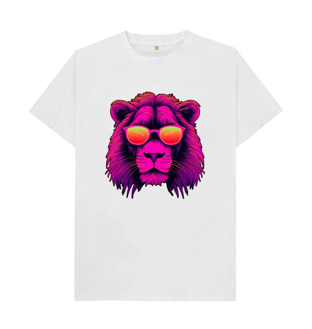 White Men's Roary Organic Tee