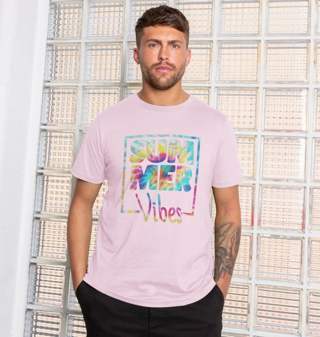 Men's Summer Vibes Organic Tee