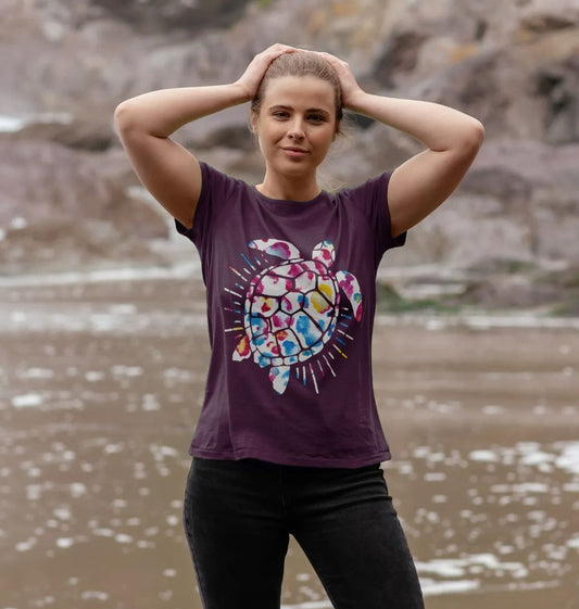 Women's Blotchy Turtle Organic Tee