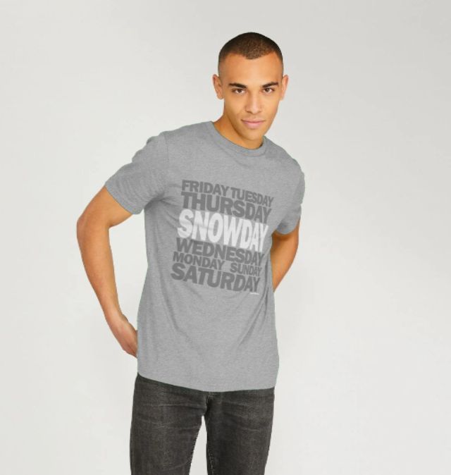 Men's Snowday Organic Tee