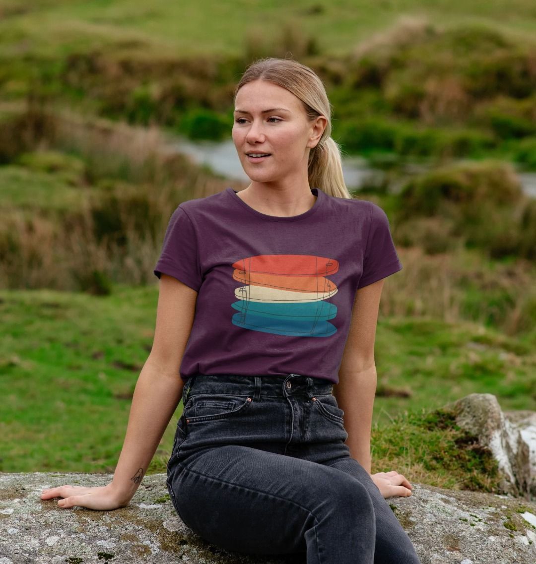 Women's Surf Quiver Organic Tee
