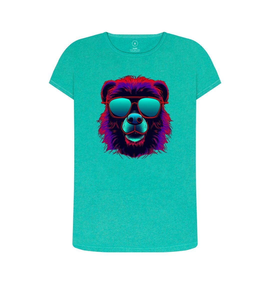 Seagrass Green Women's Cool Bear R.O.C Tee