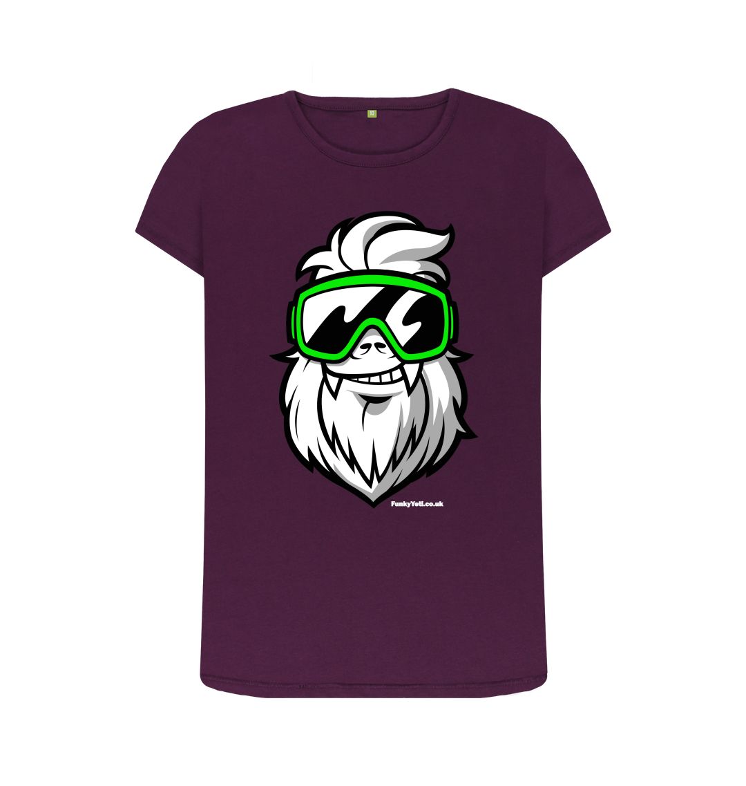 Purple Funky Yeti Women's Tee - Big Yeti