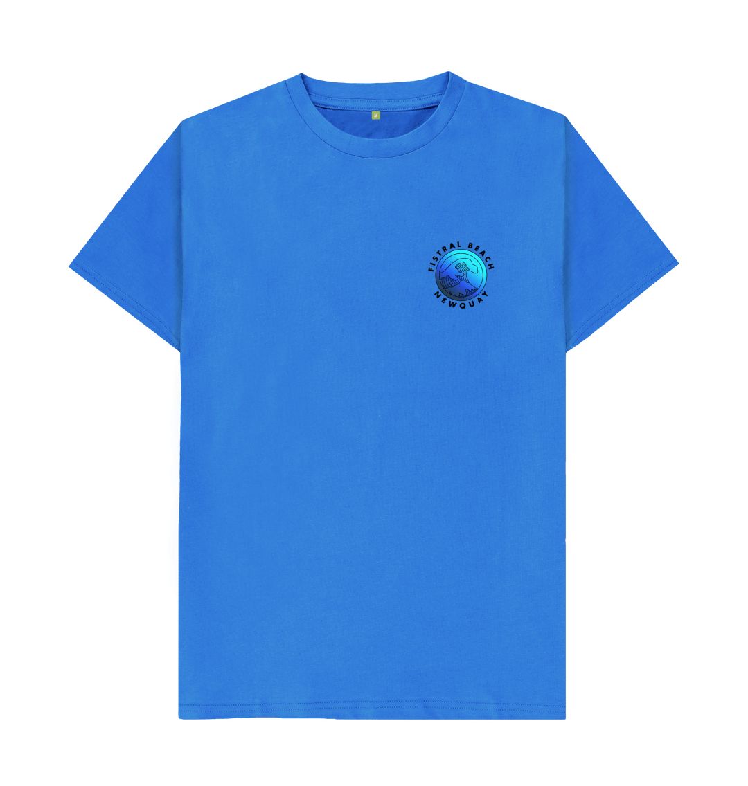 Bright Blue Men's Surfers Paradise Organic Tee