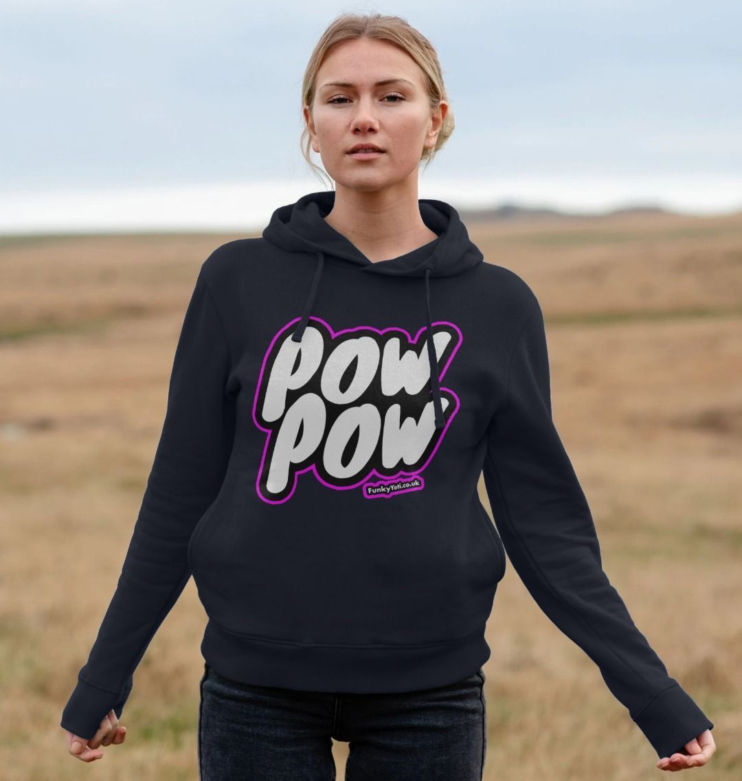Women's Pow Pow Organic Pullover Hoodie