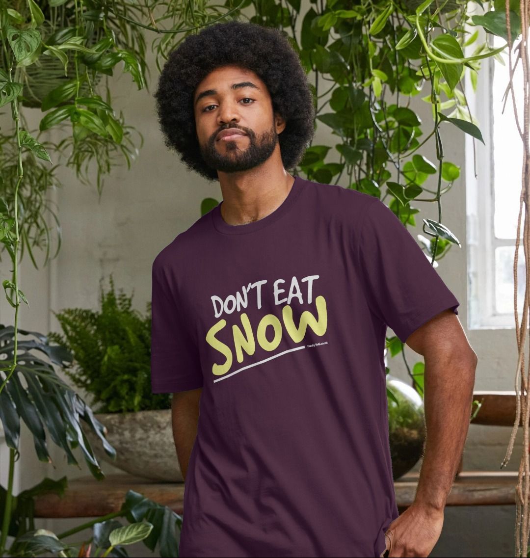 Men's Yellow Snow Organic Tee