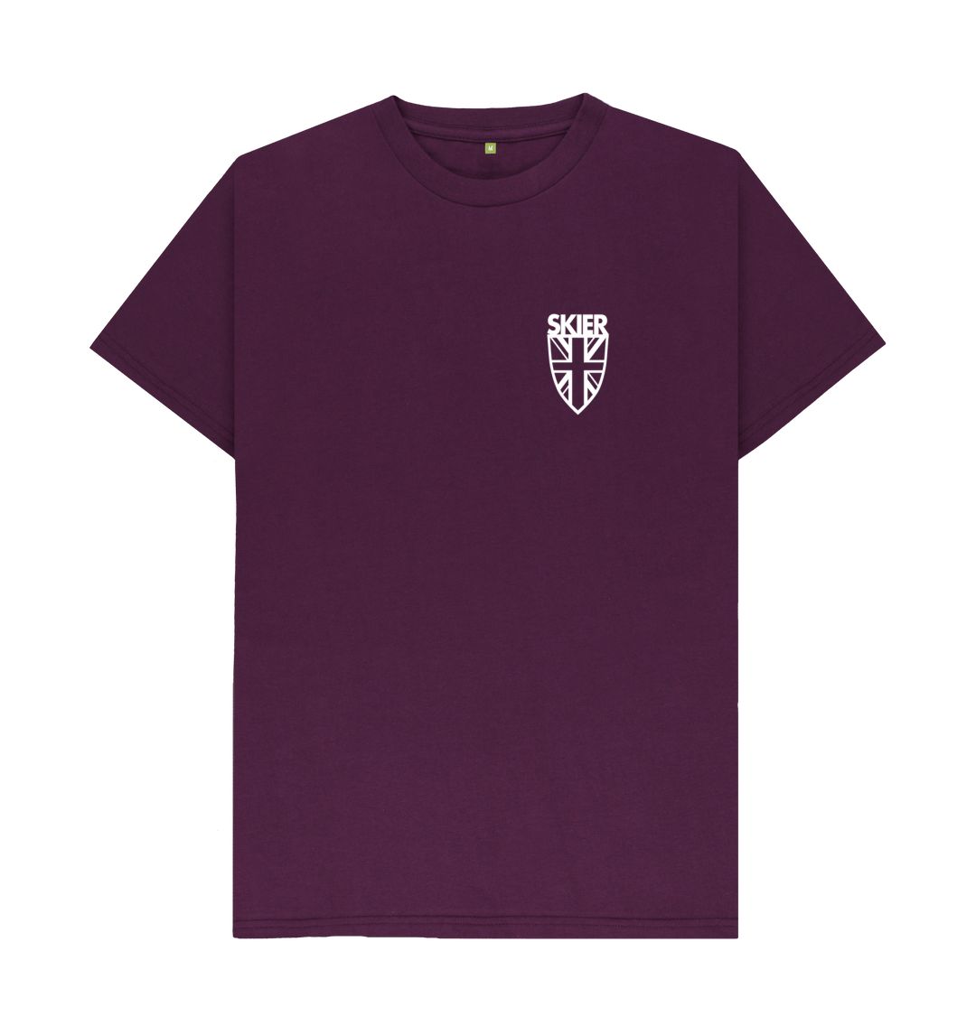 Purple Men's GB Shield Organic Tee