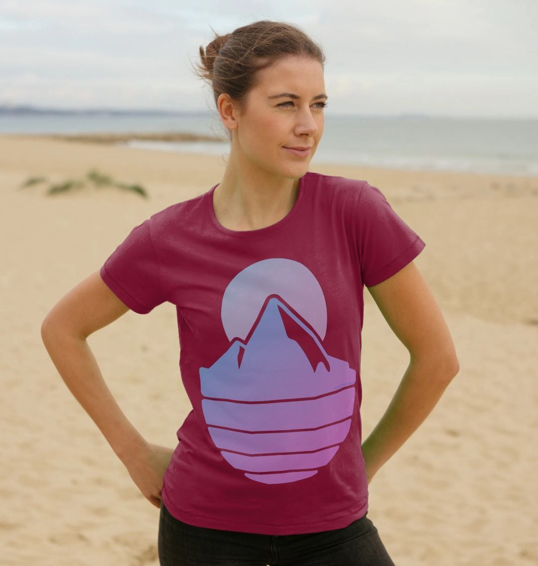 Women's Majestic Mountain Organic Tee