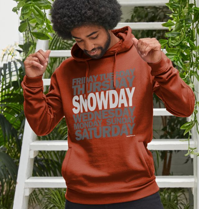 Men's Snowday Organic Pullover Hoodie