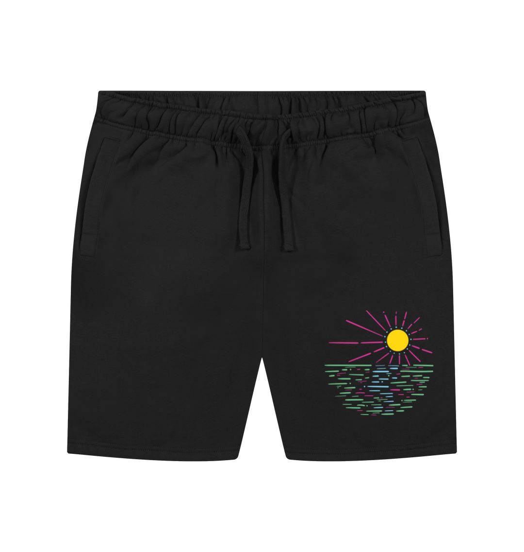 Black Men's Sunbeam Organic Shorts
