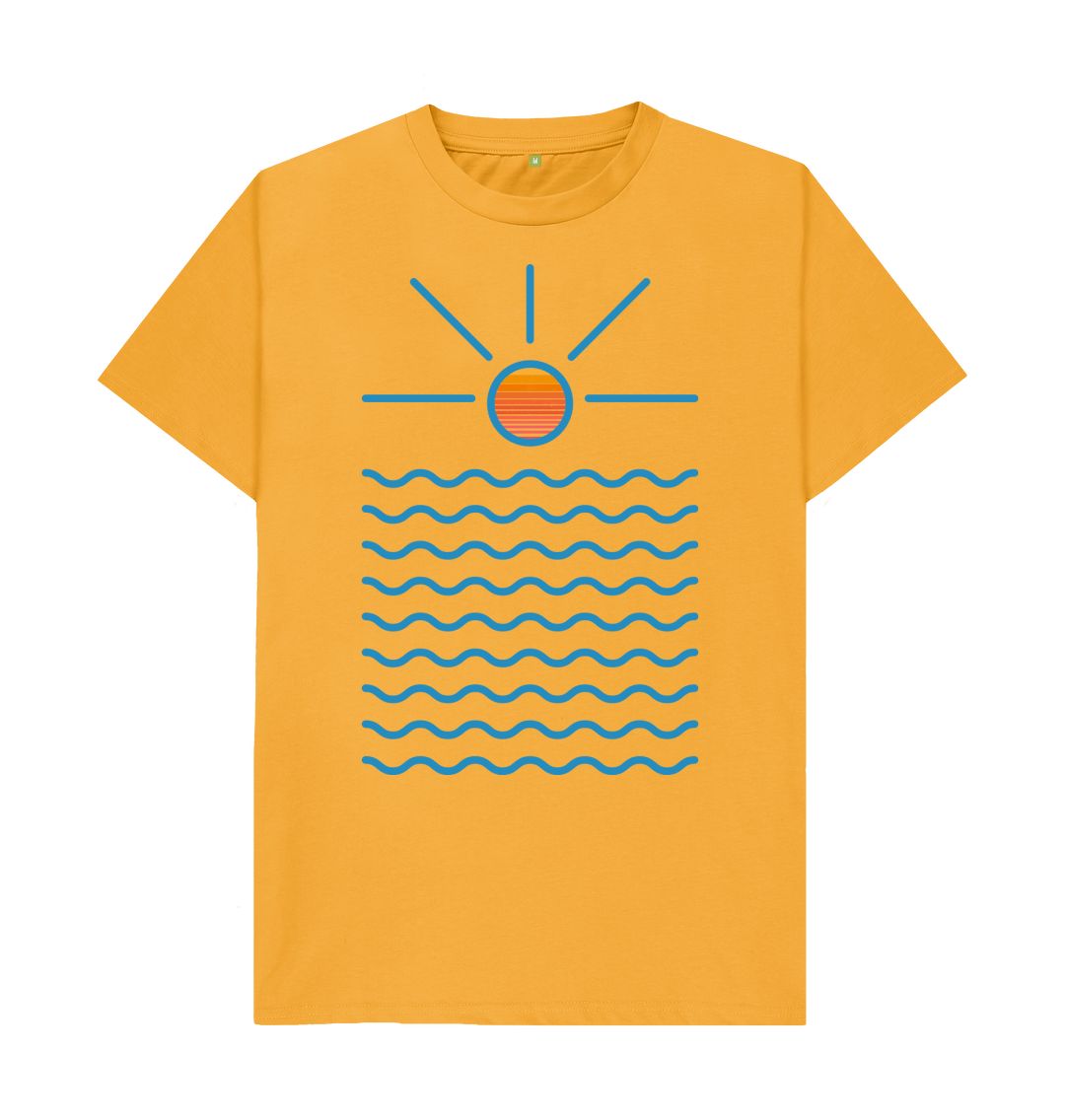 Mustard Men's Sunrise Organic Tee