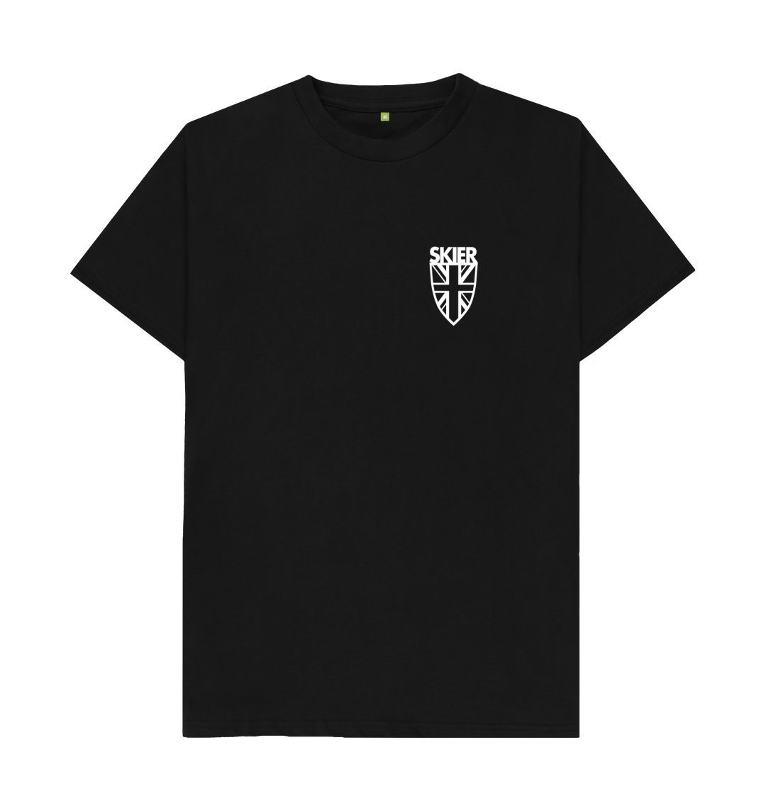 Black Men's GB Shield Organic Tee