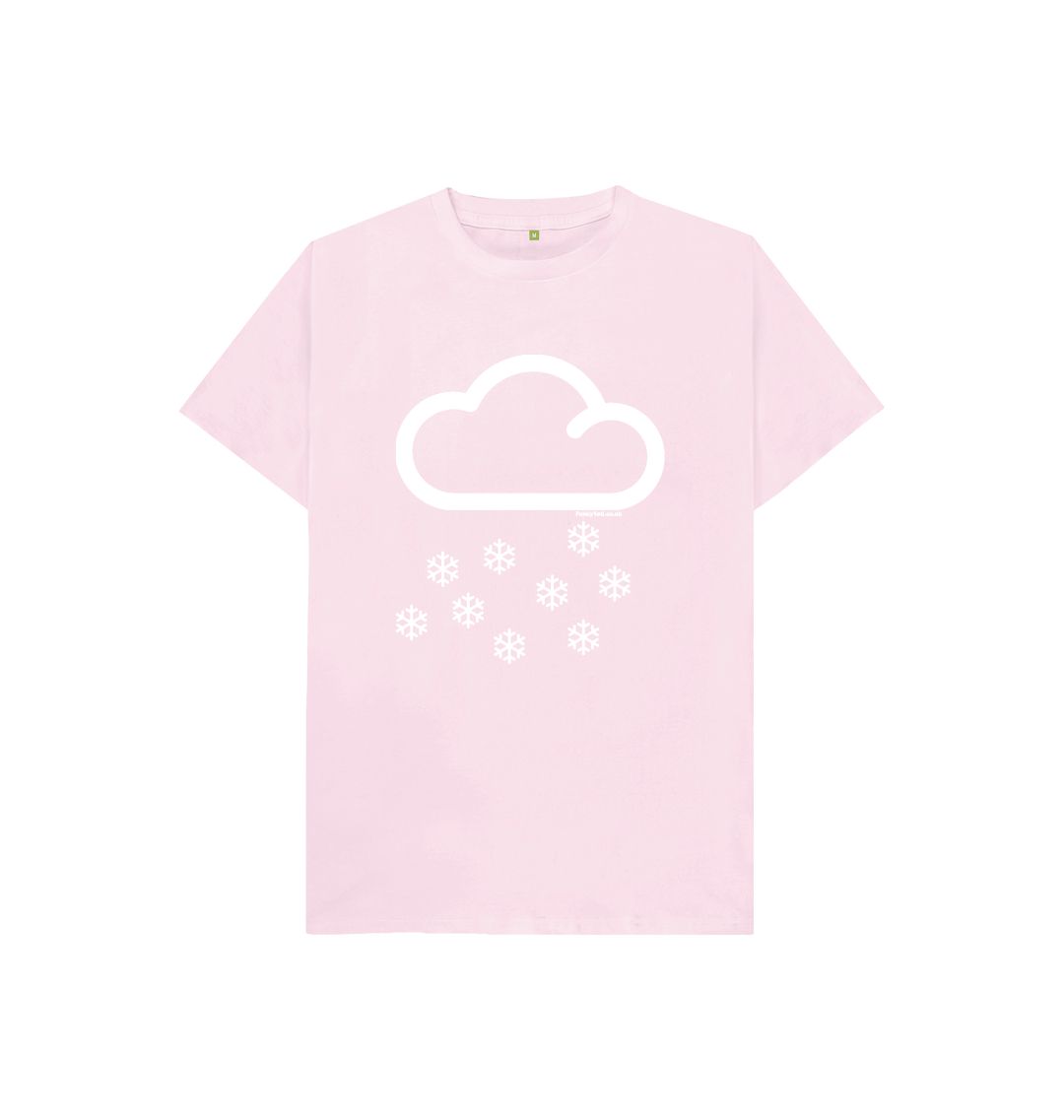 Pink Funky Yeti Kids Tee - Snow Cloud