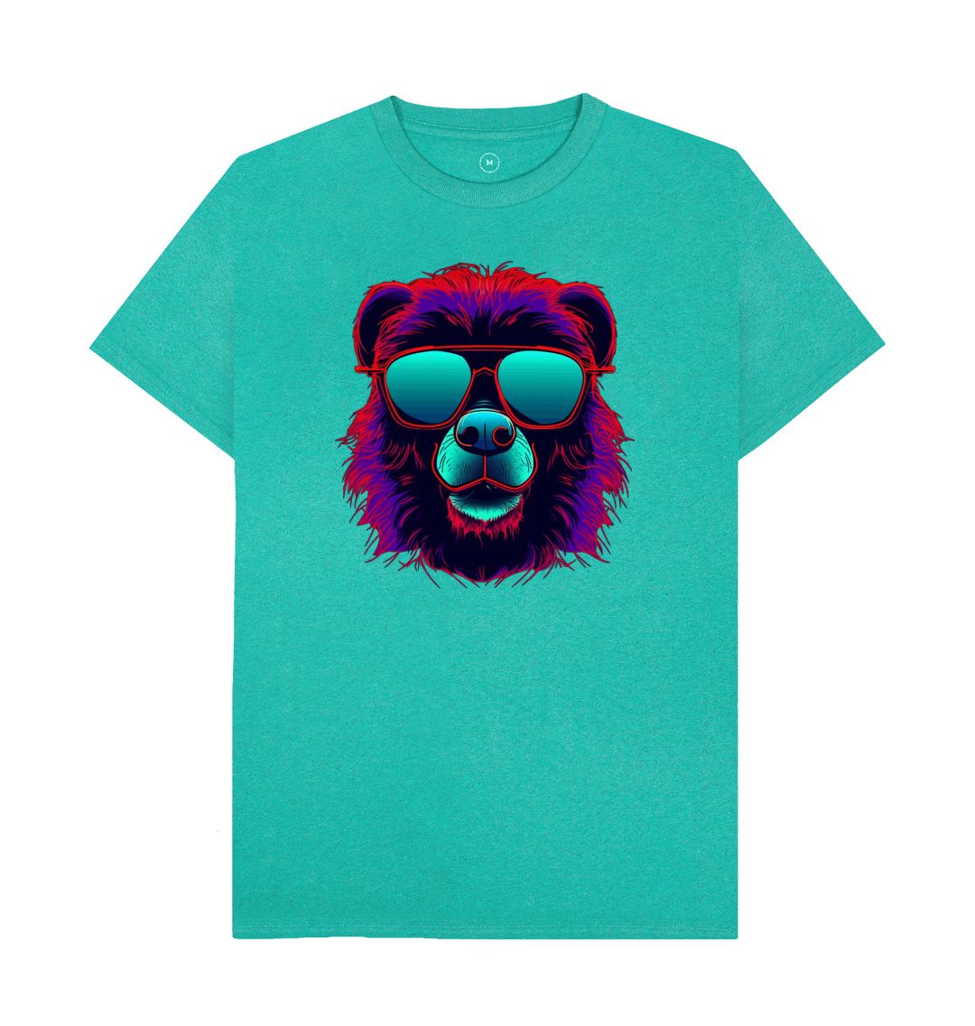 Seagrass Green Men's Cool Bear R.O.C Tee