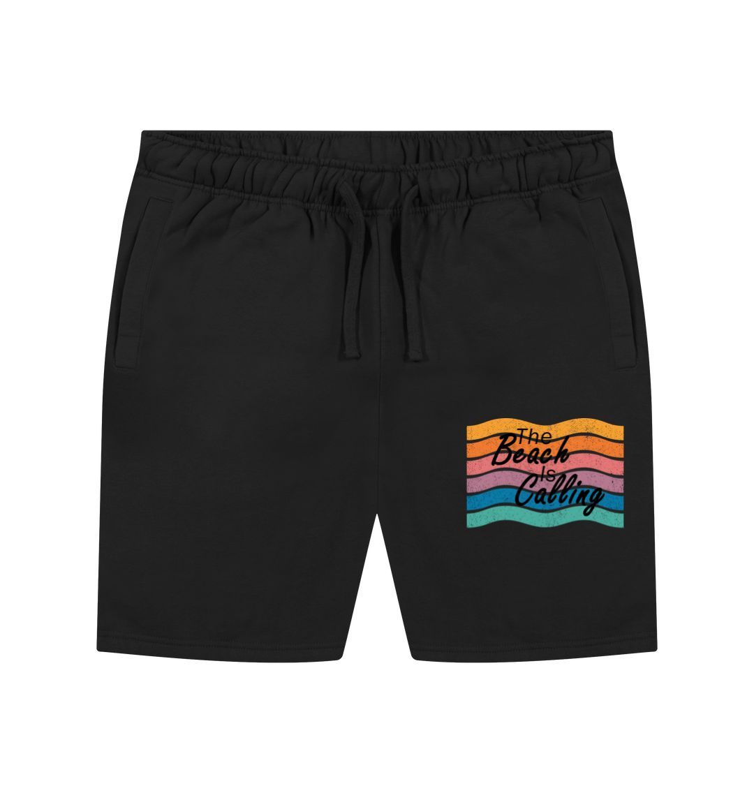 Black Men's The Beach Is Calling Organic Shorts