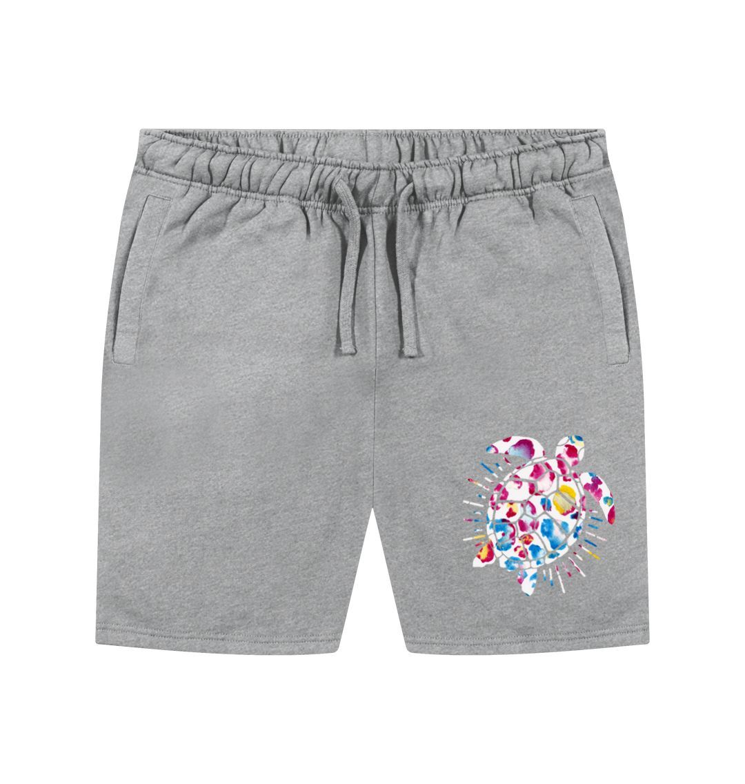 Athletic Grey Men's Blotchy Turtle Organic Shorts