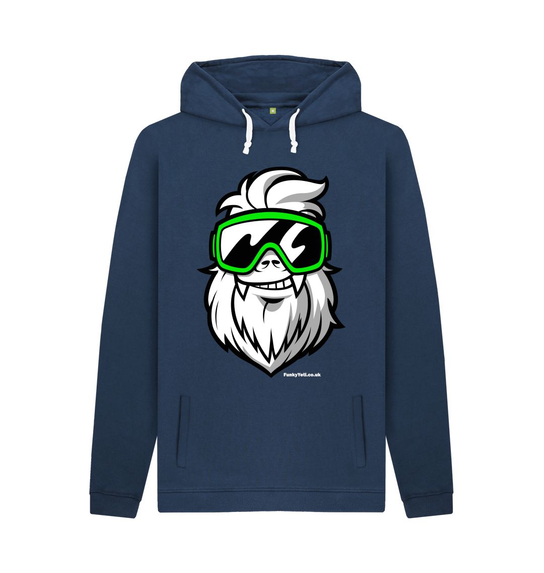 Men s Big Yeti Organic Pullover Hoodie Funky Yeti