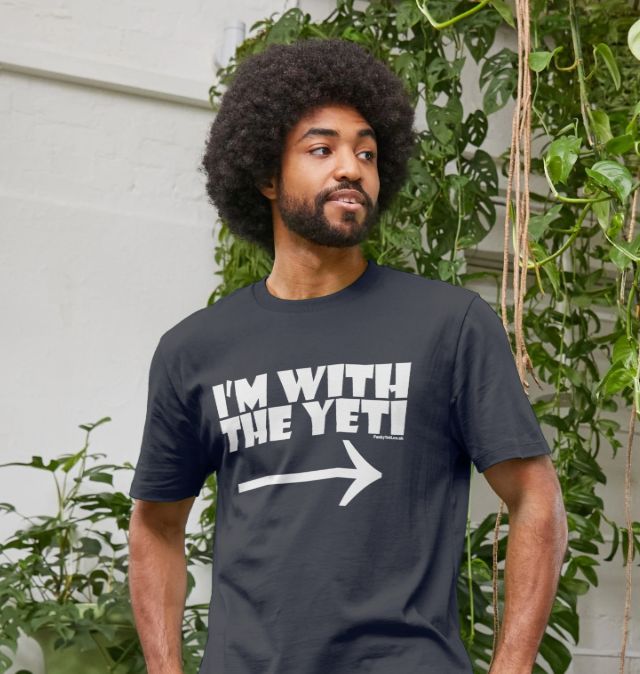 Men's I'm With The Yeti Organic Tee