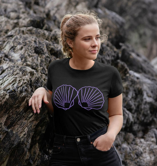 Women's Seashell Bikini Organic Tee