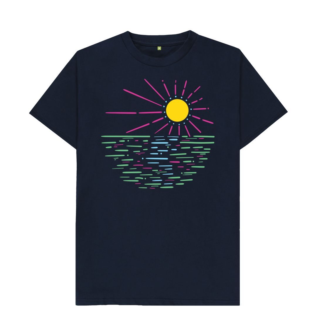 Navy Blue Men's Sunbeam Organic Tee